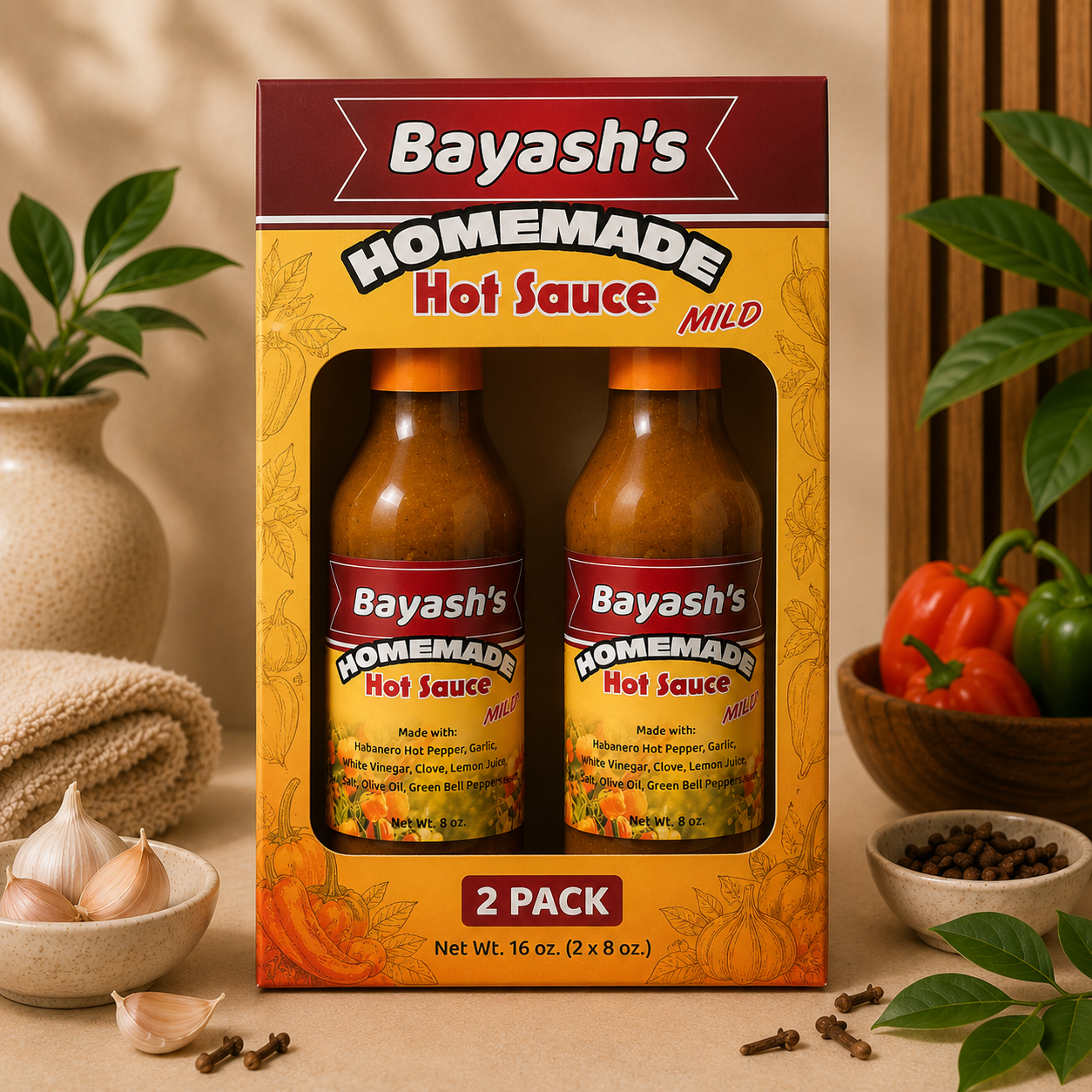 Bayash's Hot Sauce Pack 2